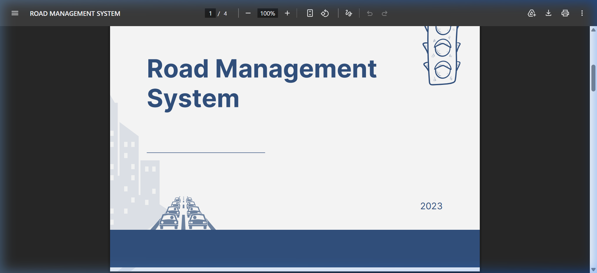 Road Management System (RMS)